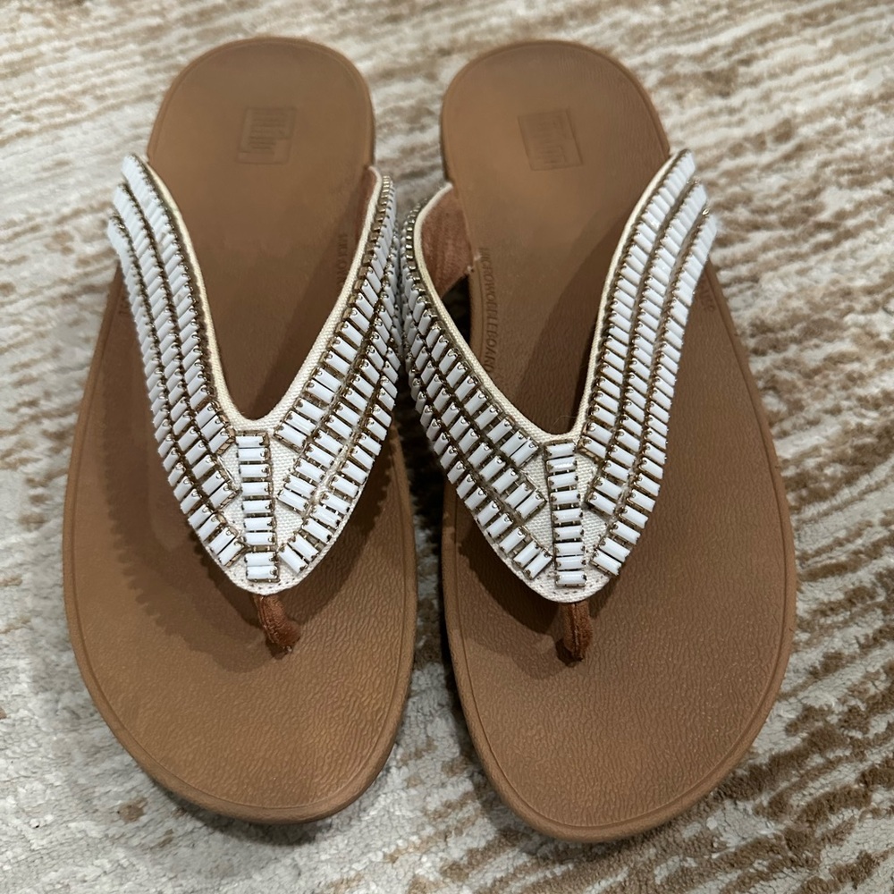 Fitflop Leather beaded Sandals
